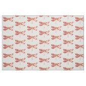 Tissu libellule de fleurs avec sakura de bijoux (Fat Quarter)