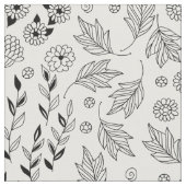 Tissu libellule et fleurs (Fermer)