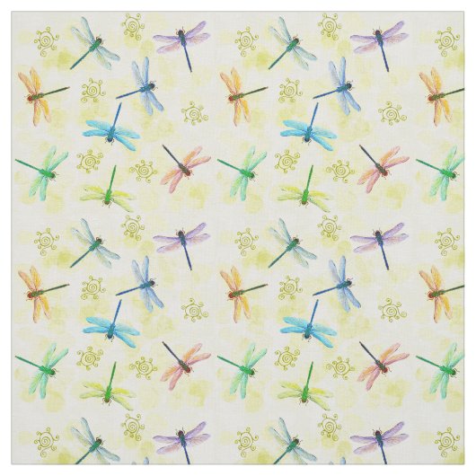 Tissu libellules (Échantillon)