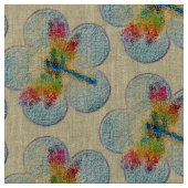 Tissu libellules (Fermer)