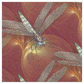 Tissu Libellules de danse (Fermer)