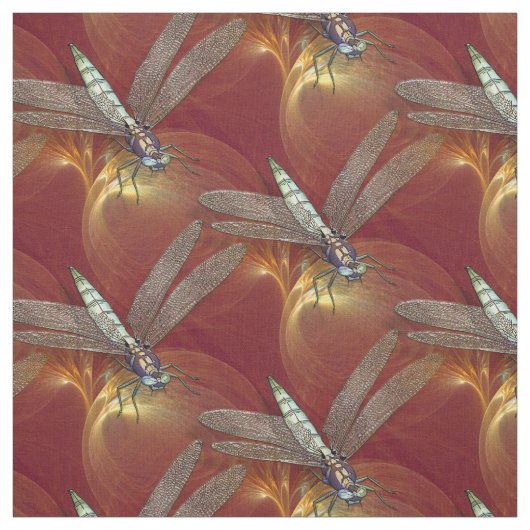 Tissu Libellules de danse (Échantillon)