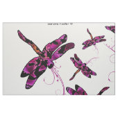 Tissu Libellules Fantaisistes (Fat Quarter)