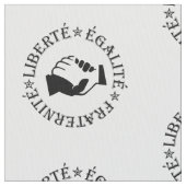 Tissu Liberté, égalité, fraternité (fermé)