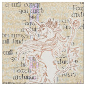 Tissu Licorne héraldique effrénée (Fermer)