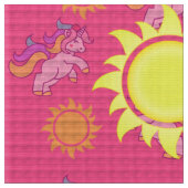 Tissu Licorne Rose (Fermer)