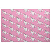 Tissu Licorne trottant par des étoiles (Fat Quarter)