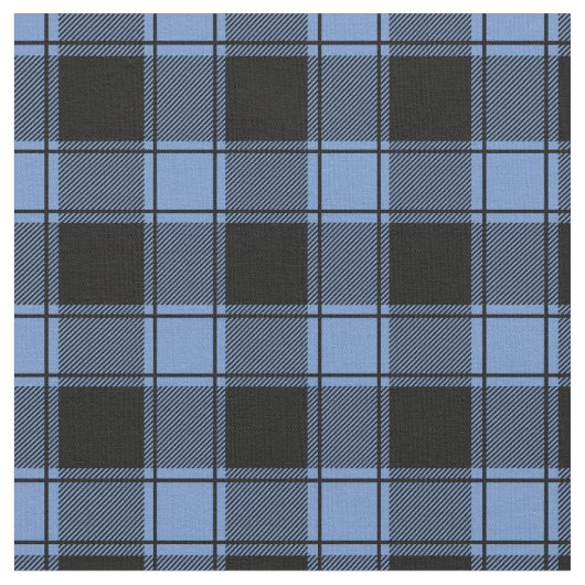 Tissu Light Blue & Black Buffalo Plaid (Fermer)
