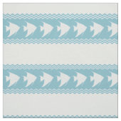 Tissu Light Blue Coastal Angelfish Stripes (Échantillon)