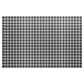 Tissu Light Grey & Black Plaid Gingham (Fat Quarter)