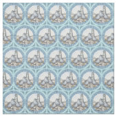 Tissu Lighthouse de Gulls (Échantillon)