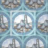Tissu Lighthouse de Gulls (Carreau)