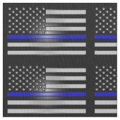 Tissu Ligne bleue mince (fermé)