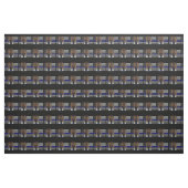 TISSU LIGNE BLEUE MINCE (Yard)