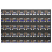 TISSU LIGNE BLEUE MINCE (Fat Quarter)