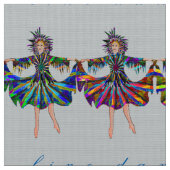 Tissu ligne danse (Fermer)