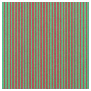 Tissu Ligne verte et Brown mer/Motif de rayures