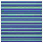 Tissu Lignes aquamarines et bleues (Échantillon)