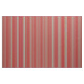 Tissu Lignes aquamarines et rouges (Yard)