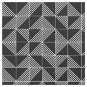 Tissu Lignes Art Déco Noir (Fermer)