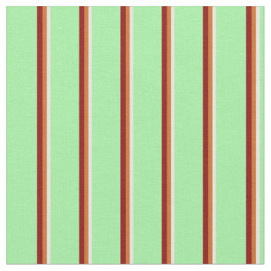 Tissu Lignes blanches, chocolatées, rouges foncées et ve