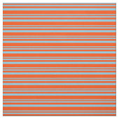 Tissu Lignes bleu ciel et rouge (Échantillon)