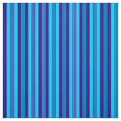 Tissu Lignes bleu ciel profond et bleu (Échantillon)
