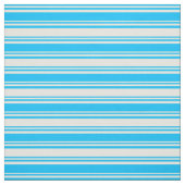 Tissu Lignes bleu ciel profond et jaune clair (Échantillon)