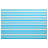 Tissu Lignes bleu ciel profond et jaune clair (Fat Quarter)