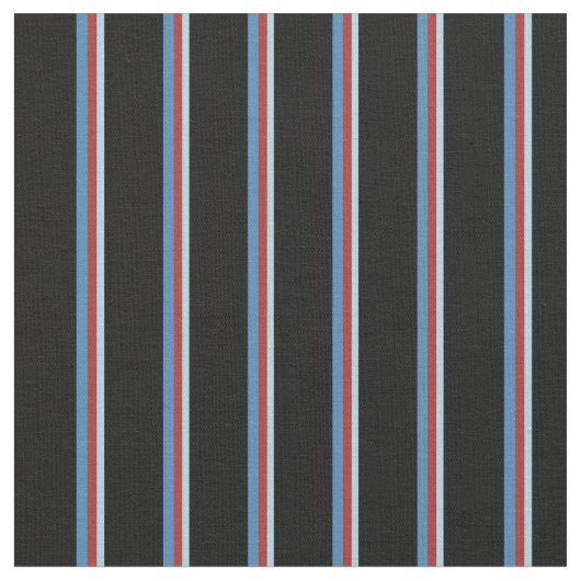 Tissu Lignes bleu clair, Brown, bleu et noir (Fermer)