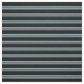 Tissu Lignes bleu clair et noir (Échantillon)