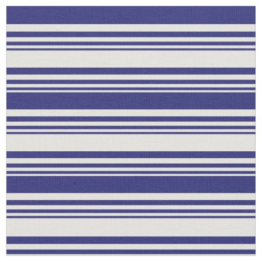 Tissu Lignes bleu clair jaune et bleu nuit (Fermer)