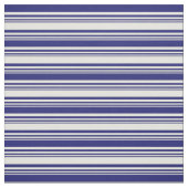 Tissu Lignes bleu clair jaune et bleu nuit (Échantillon)