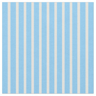 Tissu Lignes bleu clair jaune et ciel clair