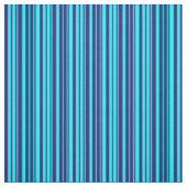 Tissu Lignes bleu cyan et nuit (Échantillon)