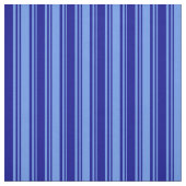 Tissu Lignes bleu fleur et bleu foncé (Échantillon)