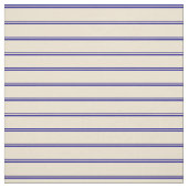 Tissu Lignes bleu foncé et beige (Échantillon)