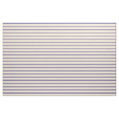 Tissu Lignes bleu foncé et beige (Fat Quarter)