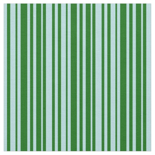 Tissu Lignes bleu poudre et vert foncé (Fermer)