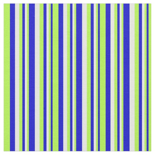 Tissu Lignes bleu, vert clair et blanc (Fermer)