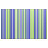 Tissu Lignes bleu, vert clair et blanc (Fat Quarter)