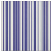 Tissu Lignes bleues et blanches de minuit (Échantillon)