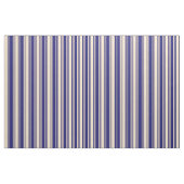 Tissu Lignes bleues et bronzées de minuit (Fat Quarter)