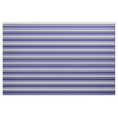 Tissu Lignes bleues et gris clair de minuit (Fat Quarter)