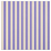 Tissu Lignes bleues et teintes bronzées (Échantillon)