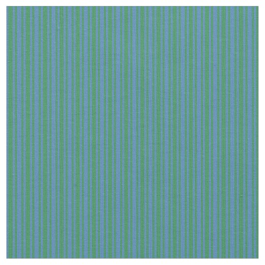 Tissu Lignes bleues et vert mer (Fermer)