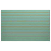 Tissu Lignes Brown et turquoise (Yard)