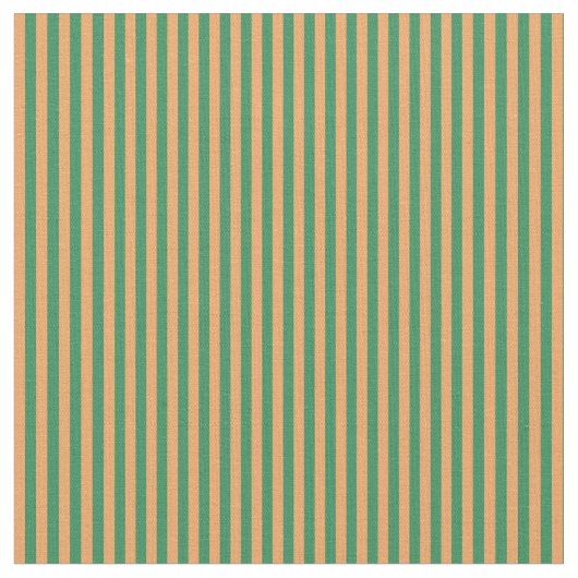 Tissu Lignes Brown et vert mer (Fermer)