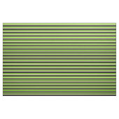 Tissu Lignes Chartreuse, Tan & Noir (Fat Quarter)