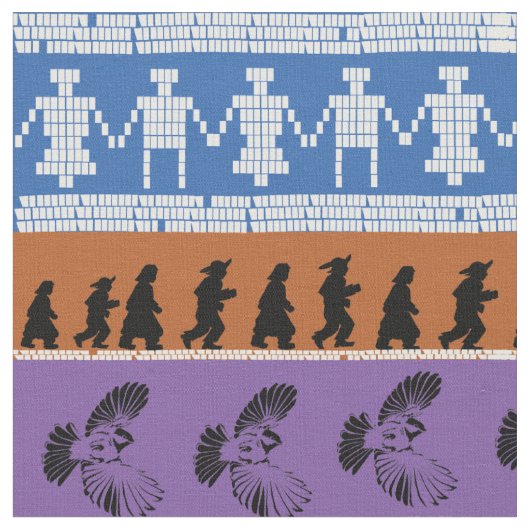 Tissu Lignes cherokee (Fermer)